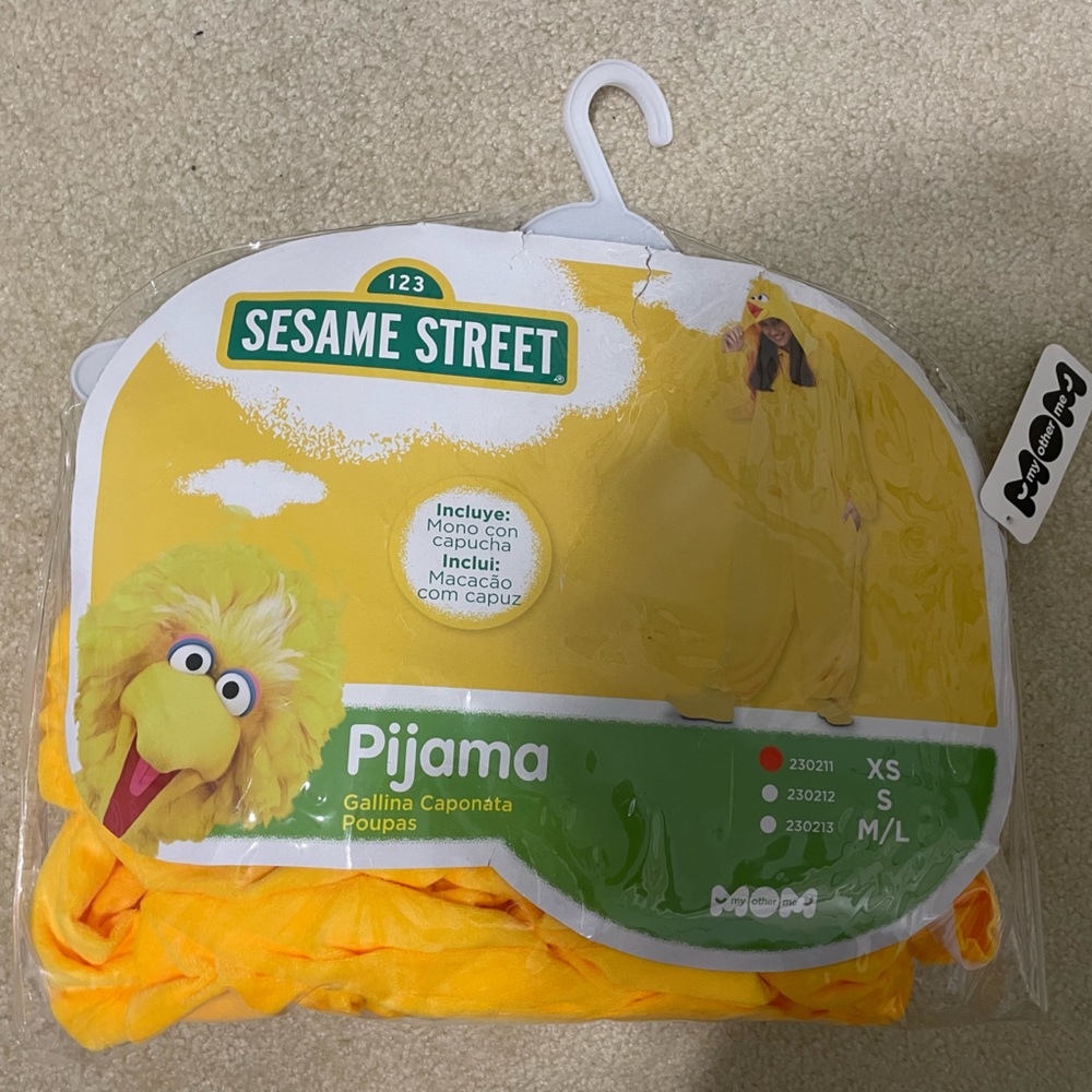 Sesame Street Big Bird Onsie size small womens